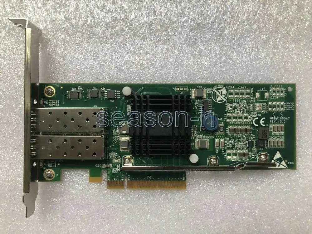 Porta Dupla 10 Gigabit Rede Pn: Pe310g2spt10-sr-ht Bcm57810s Placa de Rede
