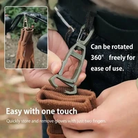 3-piece plastic glove clip, uncharged work glove clip for duty belts, construction and outdoor activities 2