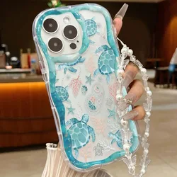 Turtle Underwater World Clear Phone Case Cover - Galaxy S23 Ultra (T16986)