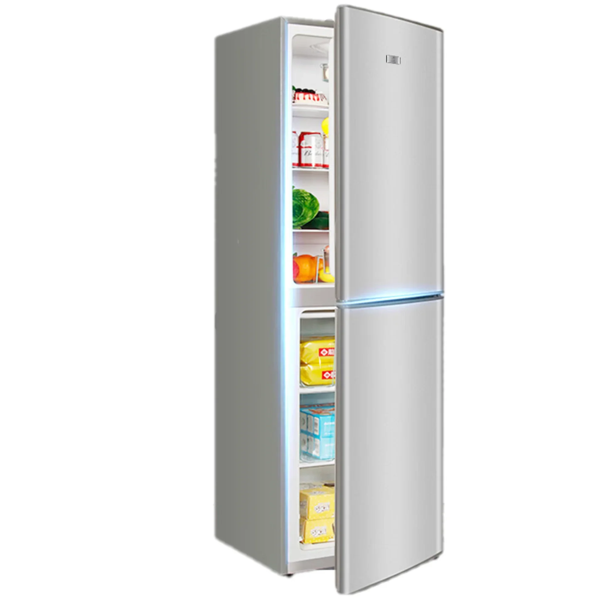 228L Household Double-door Refrigerator And Freezers Home Bottom-freezer Refrigerators Smart Refrigerators Bottom-freezer Fridge