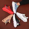 Men's Lace Up Mesh Shoes Unique Design Comfortable Breathable Non Slip Insole Running Training Basketball Platform Sports Shoes 3