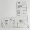 T-shirt Ruler Acrylic Left Chest Logo Placement Tool Heat Press T-shirt Ruler Adult Size Precise Scale Clothes Measuring Tool 5