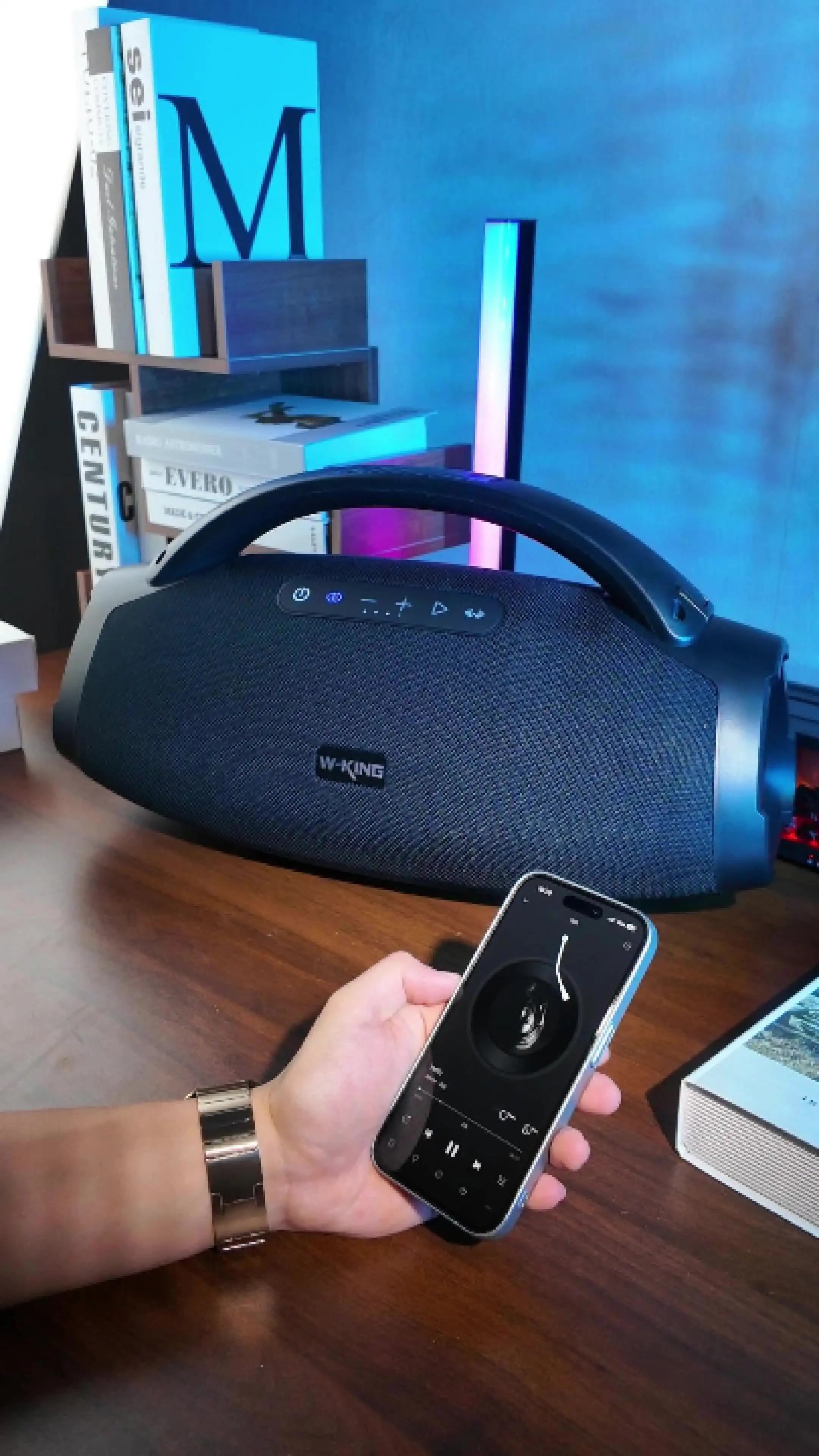 W-KING X20 ポータブルBluetoothスピーカー 200W RMS ワイヤレス屋外