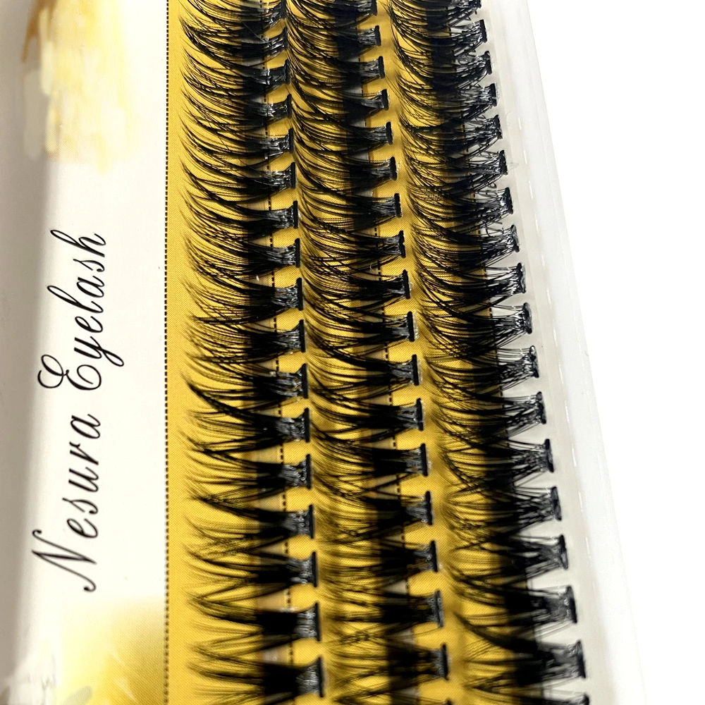 VIP customer customization 40D 60D 80D Mink Eyelashes 60 Bundles Natural Eyelash extension 3D Russia Individual Eyelash Cluster 6