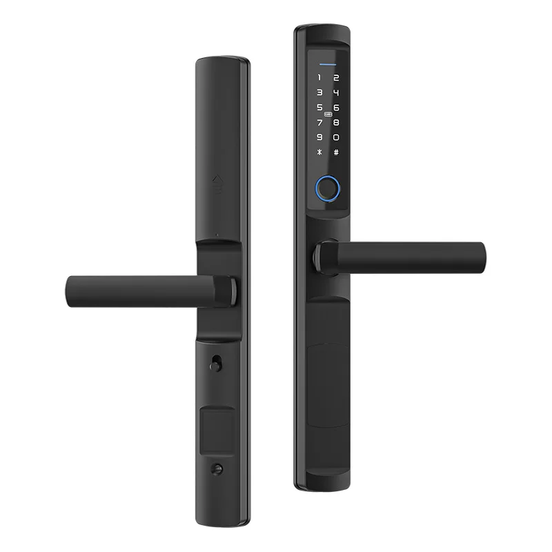 Fingerprint lock indoor wooden door smart lock home broken bridge aluminum fingerprint lock office password lock