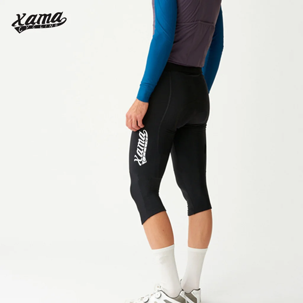 Winter Cycling 3/4 Thermal Fleece Bib Pants Culotte Ciclismo Hombre Invierno Bike Tights Professional Knicker men cycling pants