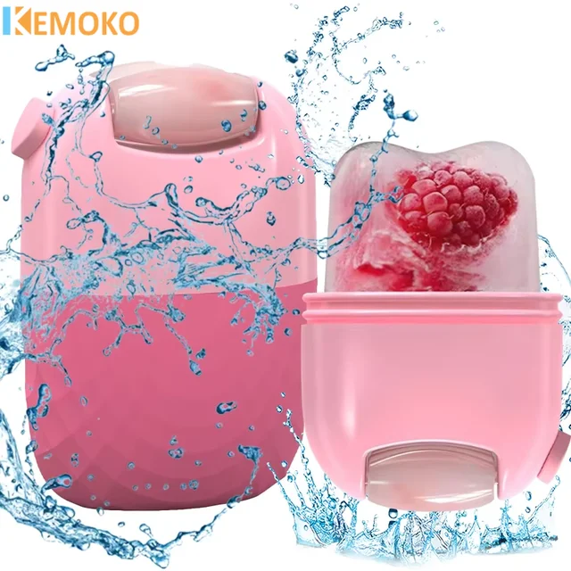 2 In 1 Ice Face Roller Ice Cube Beauty Massage Silicone Mold For Eye Puffiness Facial Roller Shrink Pores Skin Care Beauty Tool 1
