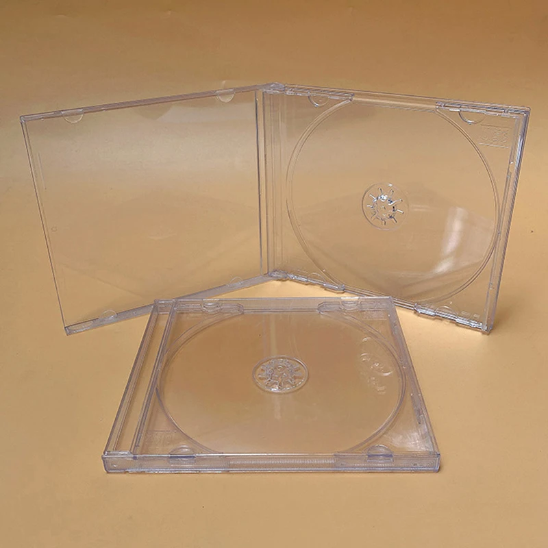 1PCS ReadStar Transparent Plastic Single Piece Disc Case CD Case Thickened CD DVD Disc box