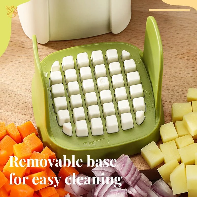 Kitchen Accessories Multifunctional Hand Pressure Cutter Durable Potato  Fruit Vegetable Chopper for Diced Radish Onion Cubes