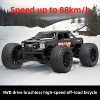 PDracing 1/10 RC Bigfoot 4S Brushless Off-road Remote Control Car 4WD High-speed Drifting Car Waterproof Model Gifts for Boys 2