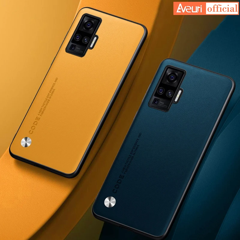 Роскошный чехол для телефона Vivo X51 чехол для телефона из искусственной кожи X50 Pro, силиконовая защитная задняя крышка для Vivo X50 Pro Plus X50Pro Coque