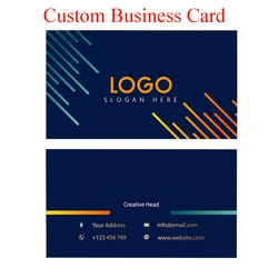 100pcs Custom Business Card Printiing Own Logo Design DIY Membership Cards for Boss Manager Leader Company Position Introduction