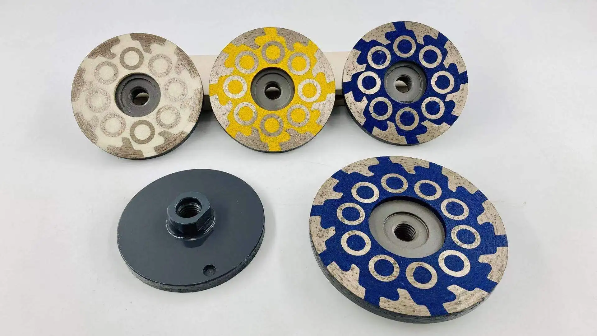 4'' Resin Filled Diamond Grinding CUP Wheel M14 5/8"-11 Thread 100mm Back Bolt Concrete Granite Grinding Disc Disk Plate Tool