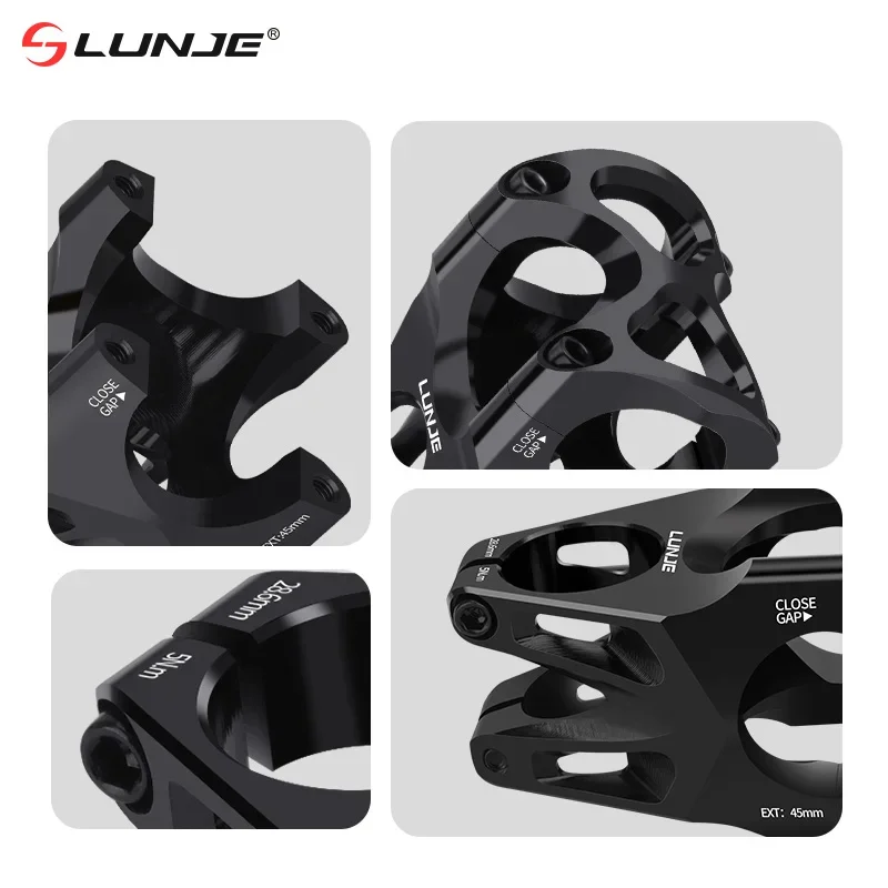CNC Bicycle Stem 31.8/35mm MTB Bike Table Power Aluminum Alloy 45MM Road Bike Handlebar Stem