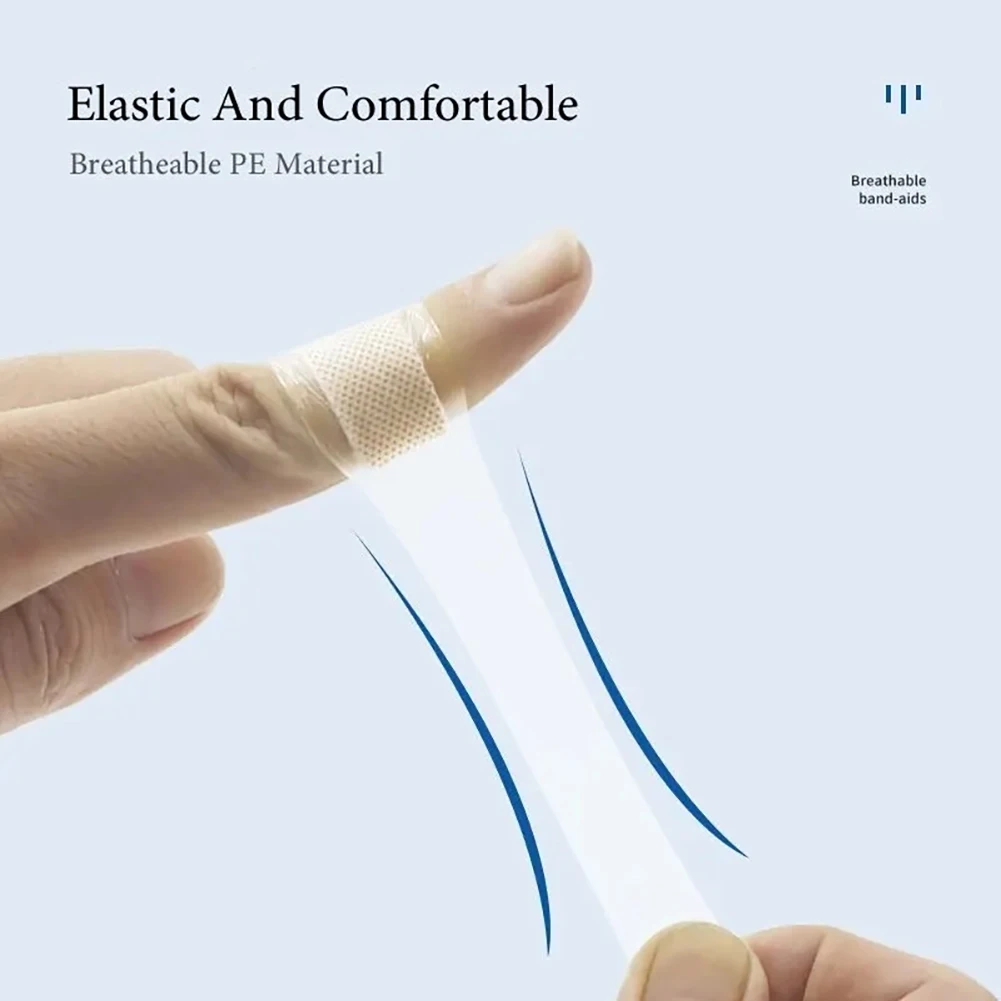50/120Pcs Invisible Hemostasis Wound Plaster PU Transparent Medical Strips Transparent Band Aid Emergency Supplies for Kid Adult