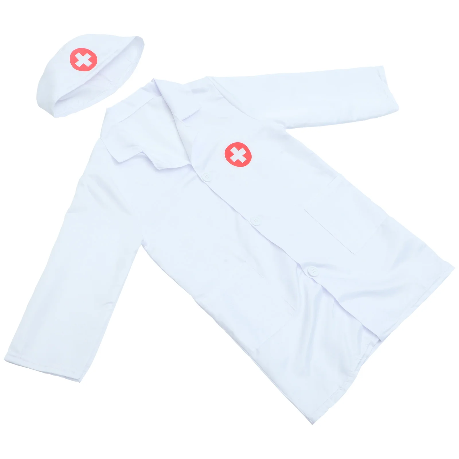 

Costume Kids Play Role Outfit Kid Coat Toddler Up Dress Set Toys Halloween Pretend Children Scientist Clothes Cap