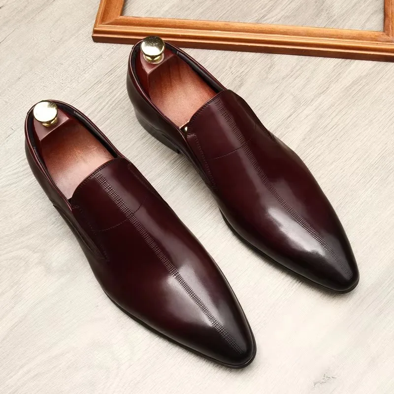 Formal shoes man, English style, cowhide build, breathable, dress, wedding wear, love, size 46