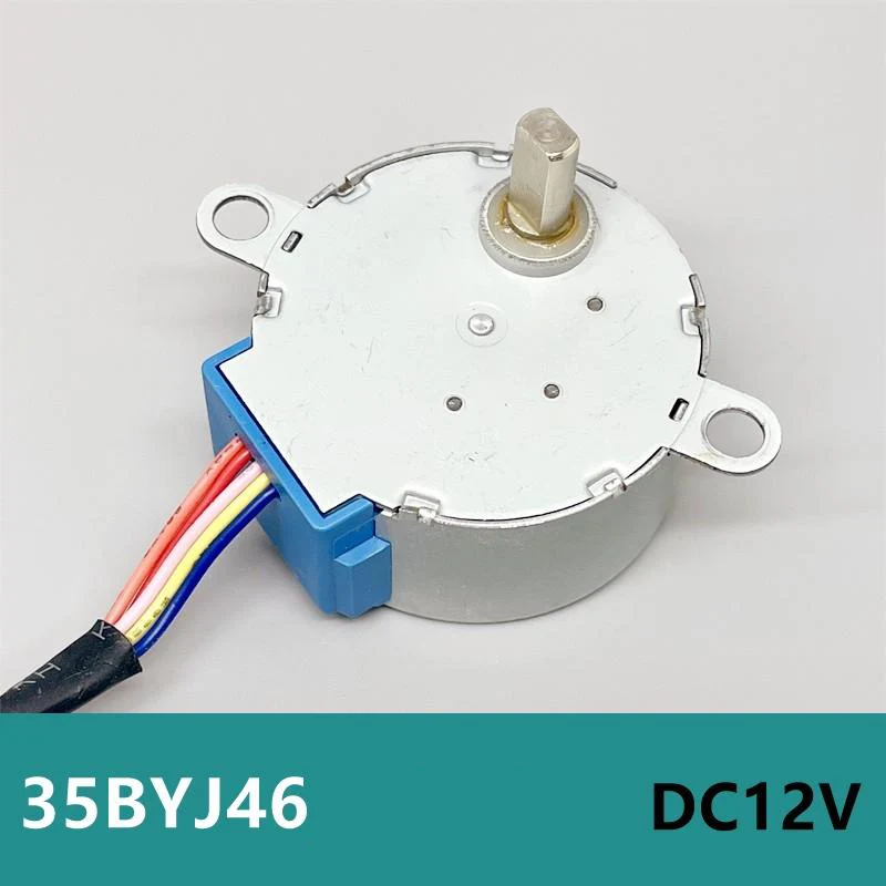 Stepper motor 35BYJ46 35MM DC 12V Micro 4-Phase 5-Wire Permanent Magnet Stepping Mootr Mini Gear Reduction Stepper Motor for Air Conditioner