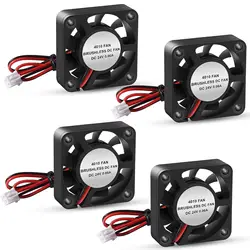4-Pack 3D Printer High-Performance Cooling Fans, 40mm Hydraulic Bearing Brushless DC - 4pcs 4010 fan (24V)