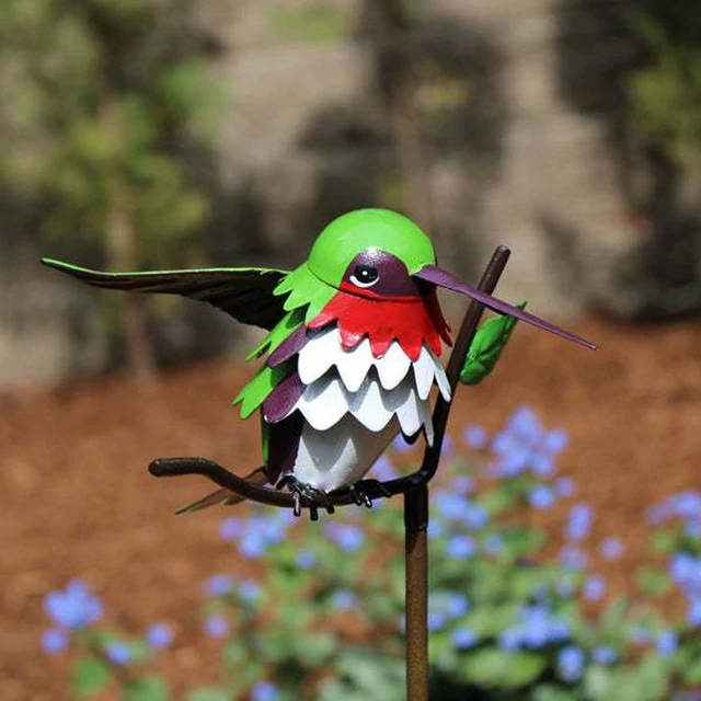 Új Kreativitás Boldog Madárkert Ág Duplók Dekoráció Otthoni Madár Dísz - Image 2