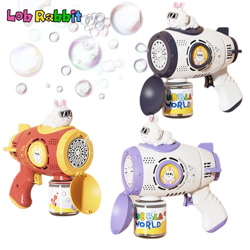 Electric Bubble Gun Rocket Machine Kids Toy – Kawaiies