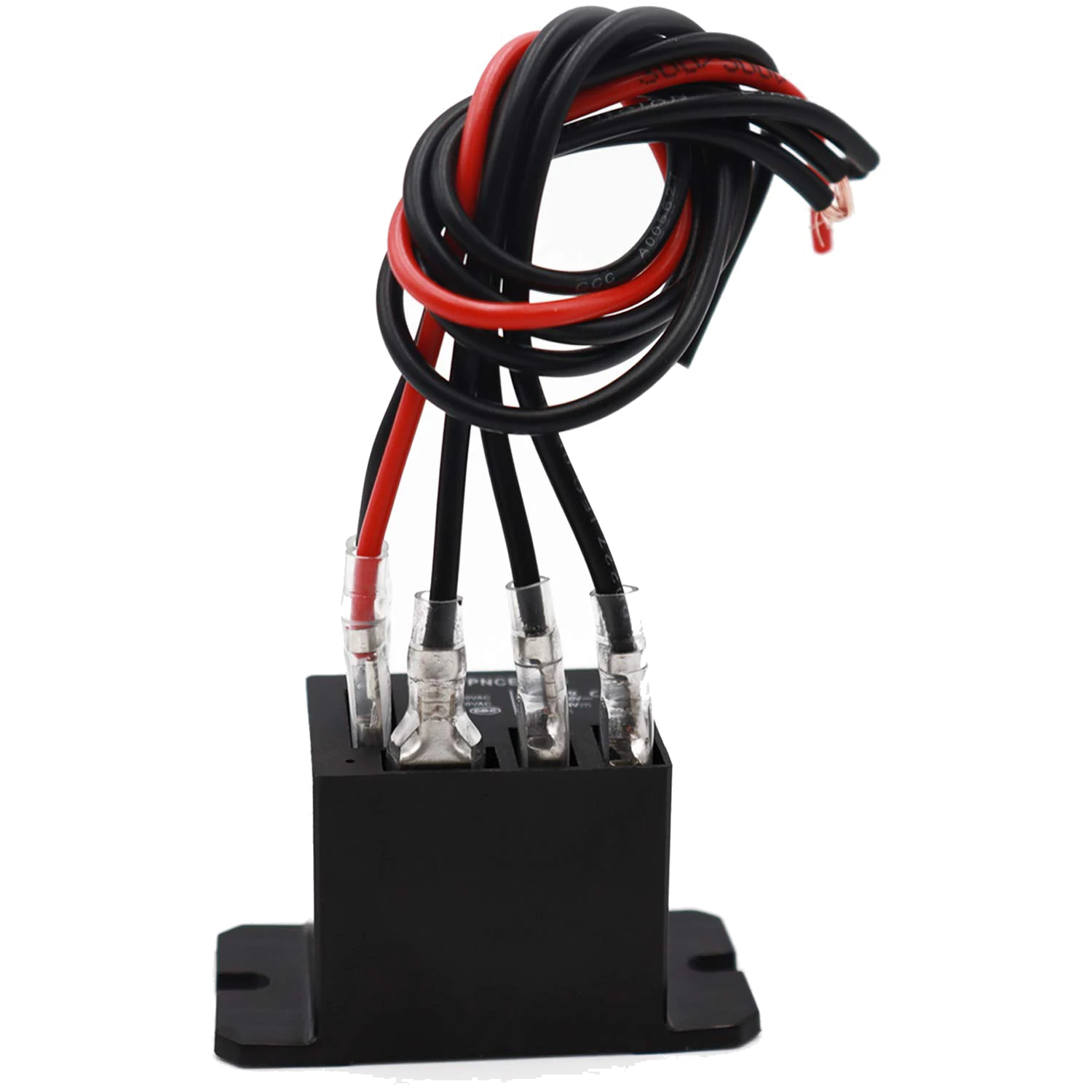 SCLS 2PCS 전원 릴레이 DC12V 코일, 30A SPDT(1NO 1NC) 120 VAC, 10개의 빠른 연결 단자 전선(DC12V) 포함