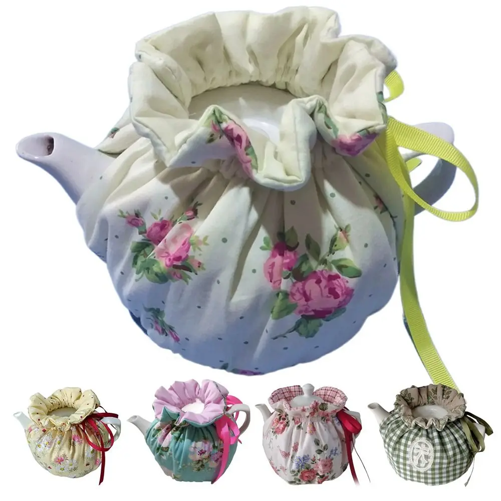 Insulation Tea Cosy Fabric Table Decorative Accessories Teapot Dust Cover Breakfast Warmer Keep Warm Teapot Cover Home Kitchen
