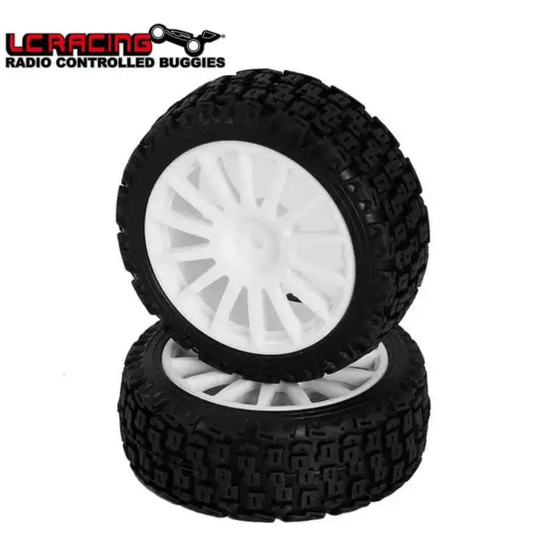 Originale Lc Racing Per Pneumatico Da Rally C8039 (Premontato, 2 Pezzi) Per Rc Lc Per Ptg-2, Ptg-2R