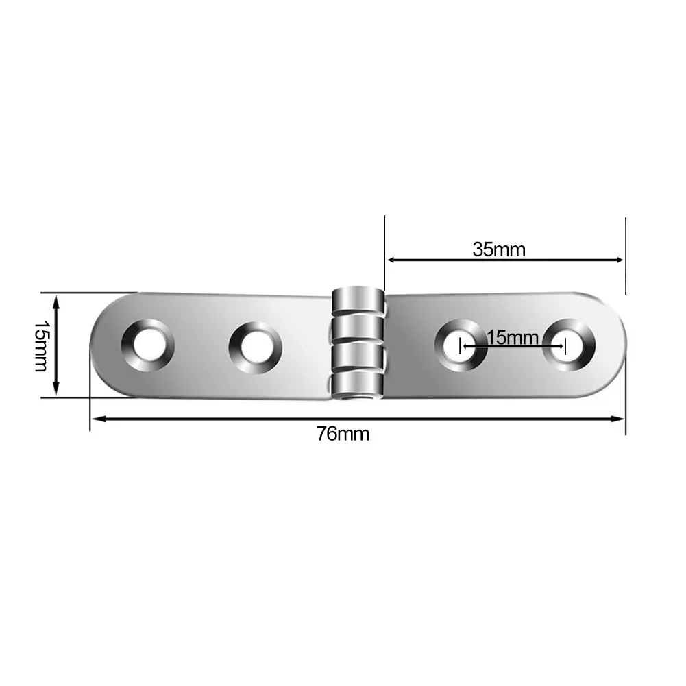180 Degree Foldable Hinge Flap Screw-On Hinges For Sewing Machine Cabinet