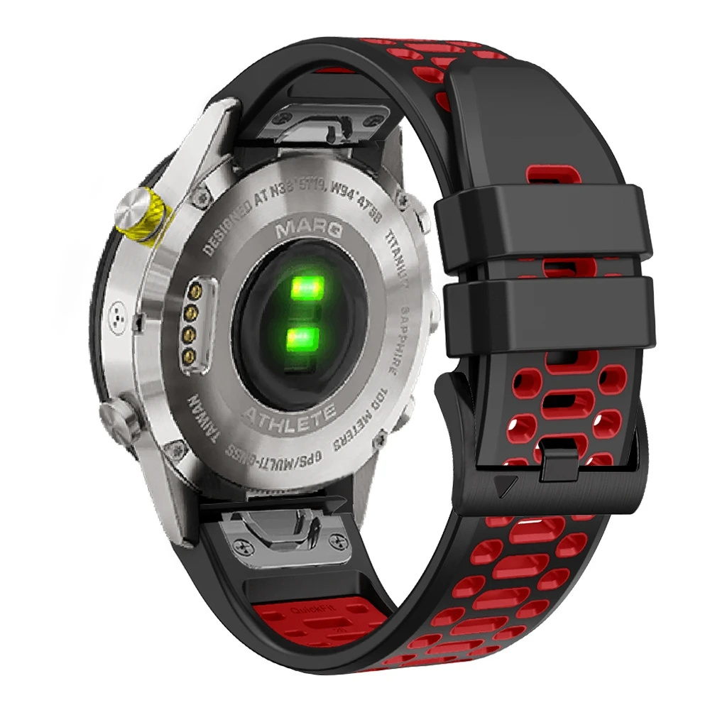 Premium QuickFit Sport Silicone Strap - 22mm/26mm Bracelet Watchband