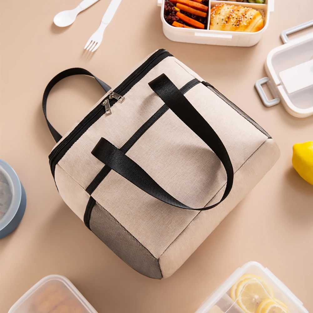 Men Women Insulated Lunch Box Travel Portable Camping Picnic Bag Cold Food Cooler Thermal Handbag For Student Children