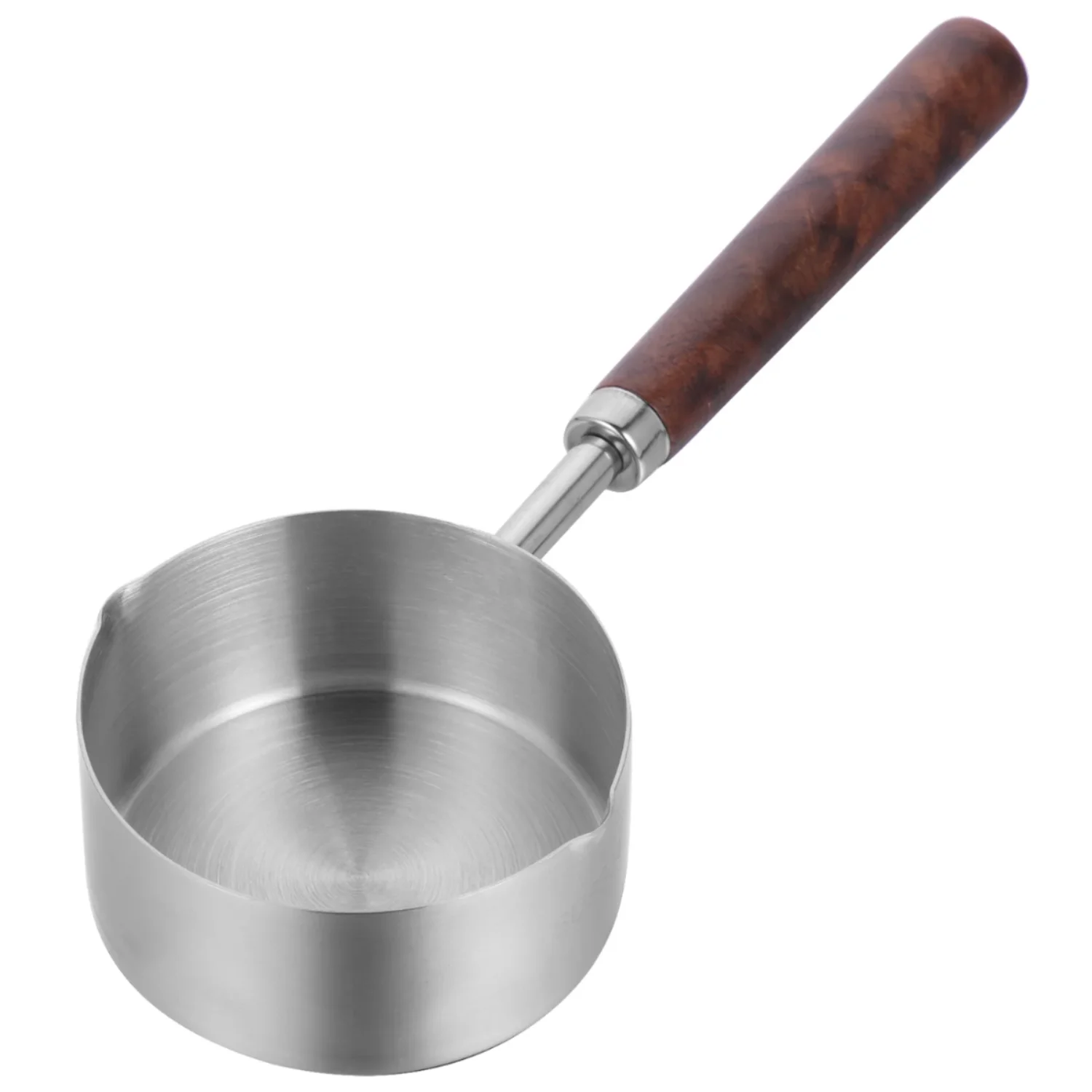 Stainless Steel Small Oil Pan Butter Melting Pot Work on Pans Nonstick Ceramics