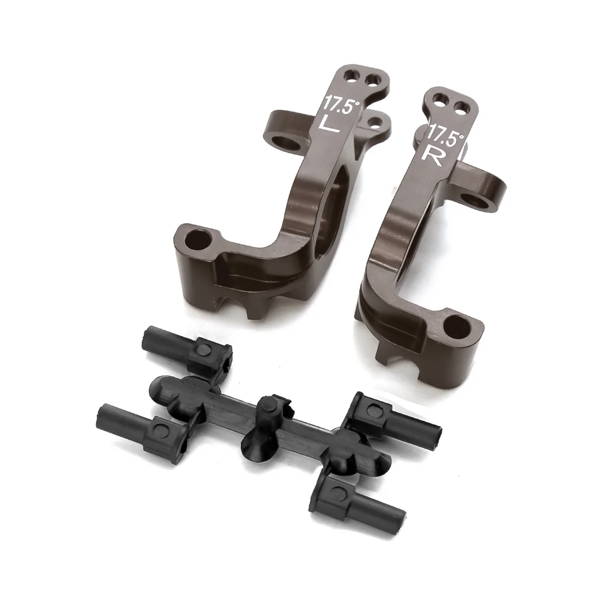 2 Pezzi Metallo 17.5 Gradi C-Hub Carrier Caster Block Ifw474 Per Kyosho Mp9 Mp10 1/8 Rc Car Upgrade Parts Accessori