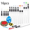 Watercolor Brush Pens Set - Super Easy to Use and Fill, Refillable Watercolor Paint Pens Brush Set of 16 Piece for Water Soluble 1