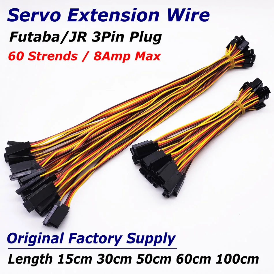 Ricambi E Accessori Per Modellini Radiocomandati Servo Y Cavo JR Graupner Futaba 0,34mm² - Foto 4