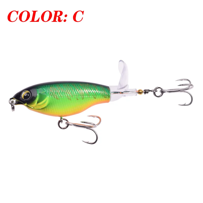 1PCS Whopper Plopper Fishing Lure 75mm 6.5g Topwater Pencil