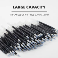 Haile 0.5mm/0.7mm/1.0mm Frosted Gel Pen Refill Set Large- Capacity Signature Calligraphy Pen Office School Supplies Stationary 3