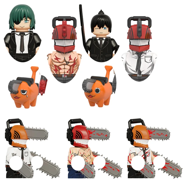 Chainsaw Man XP-506 Denji Power Hayakawa Aki Makima Cartoon Building Blocks  Mini Action Figures Dolls Model Kids Toys Gifts - AliExpress