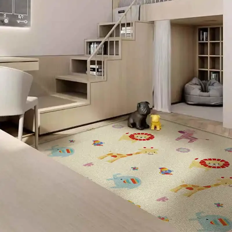Activities mat for baby Foldable Play Mat Double-Sided Cartoon Pattern Waterproof Carpet for Child Safety Rug