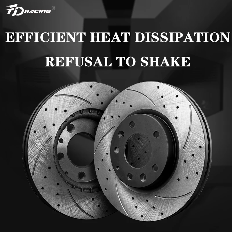 천공 및 라인 처리된 자동차 부품, 소음 없는 자동차 브레이크 디스크, 엄격한 품질 관리, 마쓰다 626 쿠페 929 아텐자 악셀라용