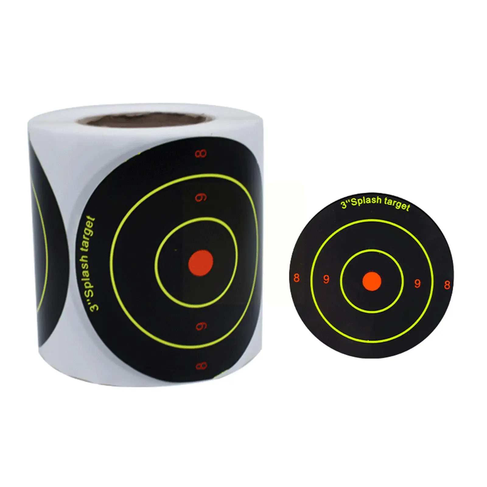 Hot 200pcs Shooting Splatter Target Self-adhesive Shoot Flower Objective Targets Stickers for Archery Bow Hunting Shooting V4B6