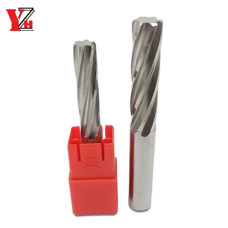 YZH Carbide Machine Reamer HRC50 Spiral Groove Tolerance H7 Harened Steel Metal CNC Inner Hole 1 1.5 2 2.5 3 4 5 6 7 8 9 10mm 4