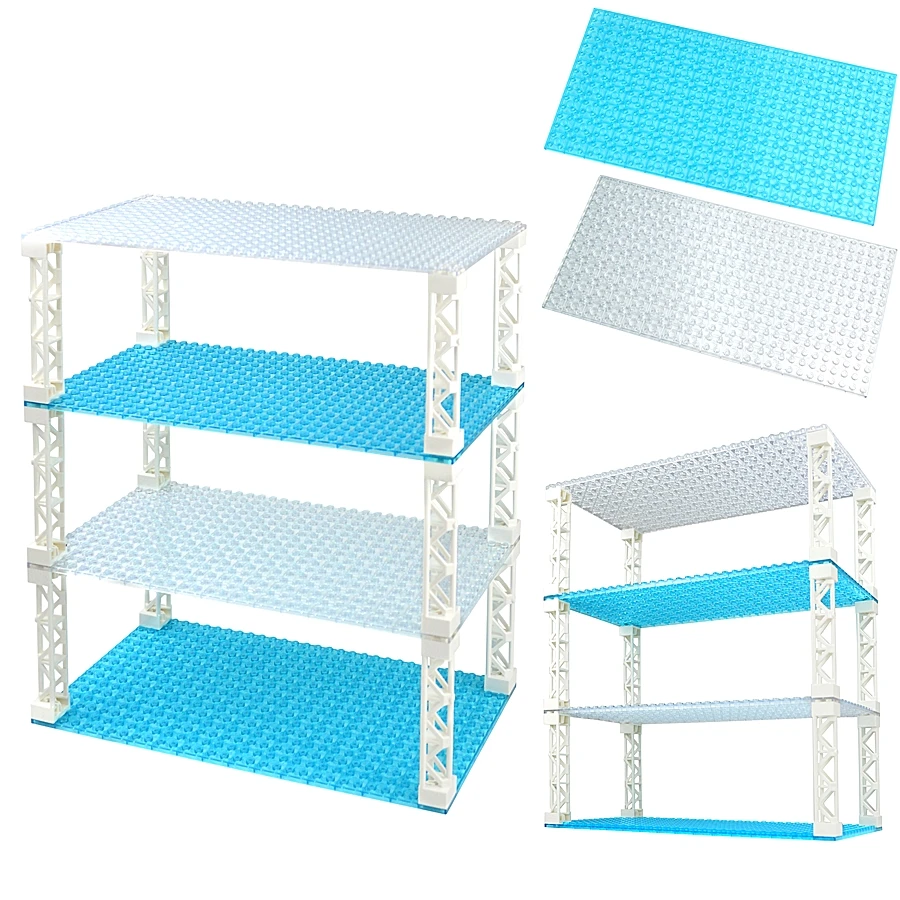 Double-Sided Base Plate Set for Building Blocks - Classic Small Bricks Toy Construction Mat