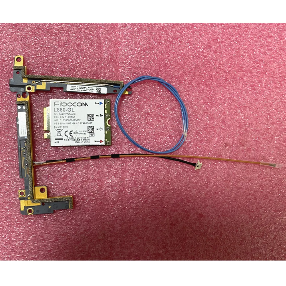 Fibocom-módulo de Antena sem Fio Original para Lenovo Thinkpad L860-gl Lte 4g x1 Carbon 7th 8th 5a30v25489 5a30v2549 L860-gl 01ax796