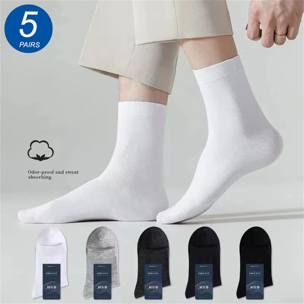 5 Pairs Free Shipping Cotton Socks Men 100% High Quality Women