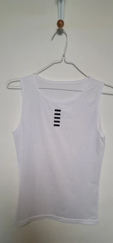 Cycling Base Layer Reflective Underwear White Cycling Jersey Sport Vest Men Undershirt Quick Dry Elastici Vest Road Bike Jersey photo review