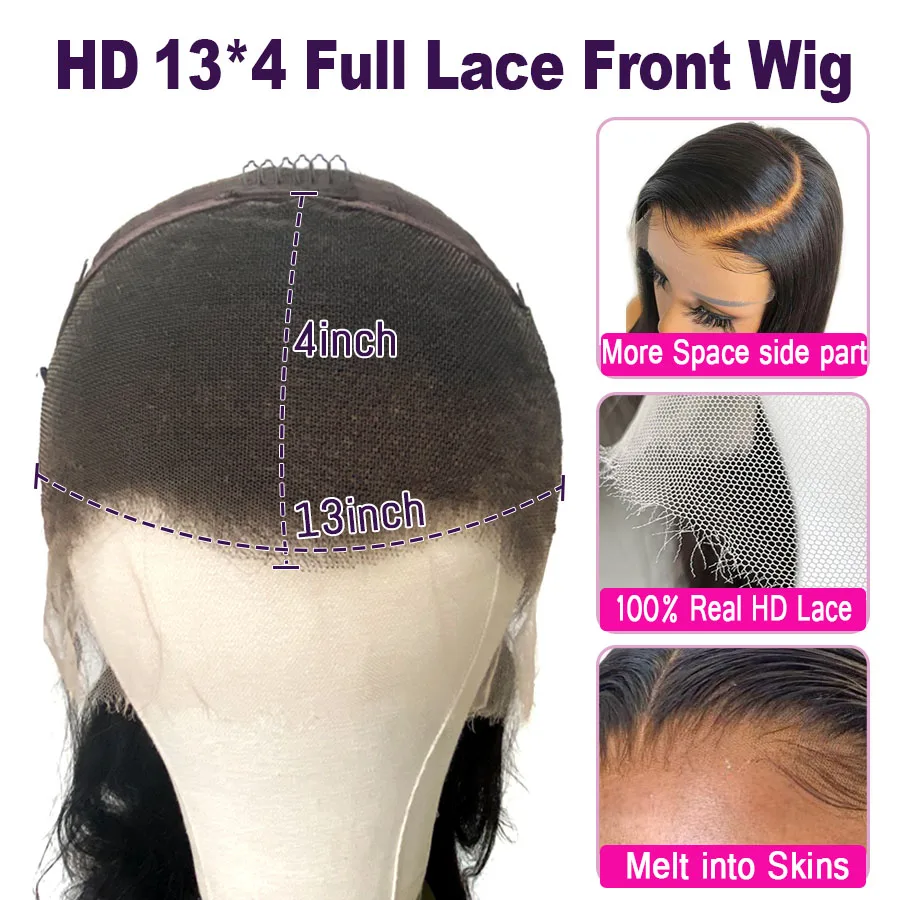 Human Hair Brazilian Hair Straight Short Pixie Cut Wig HD Lace Front Wig Melt Skins Pre Plucked Bob Wigs 13x4 Lace Front human hair wig lace front wig human hair wigs front lace wig