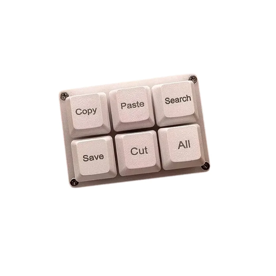 Key Board 6Keys Copy Paste Search Save Cut Keyboard One Handed OSU ...