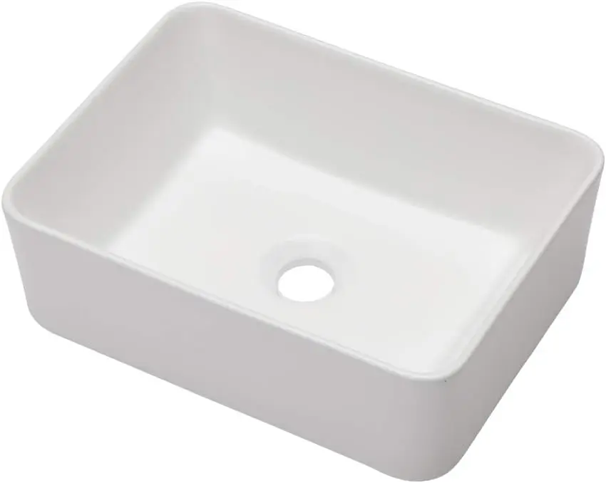 Vessel Sink Rectangle - Mocoloo 16"x12" Rectangular Bathroom   White Porcelain Ceramic Lavatory Vanity Bowl s Abov images - 6