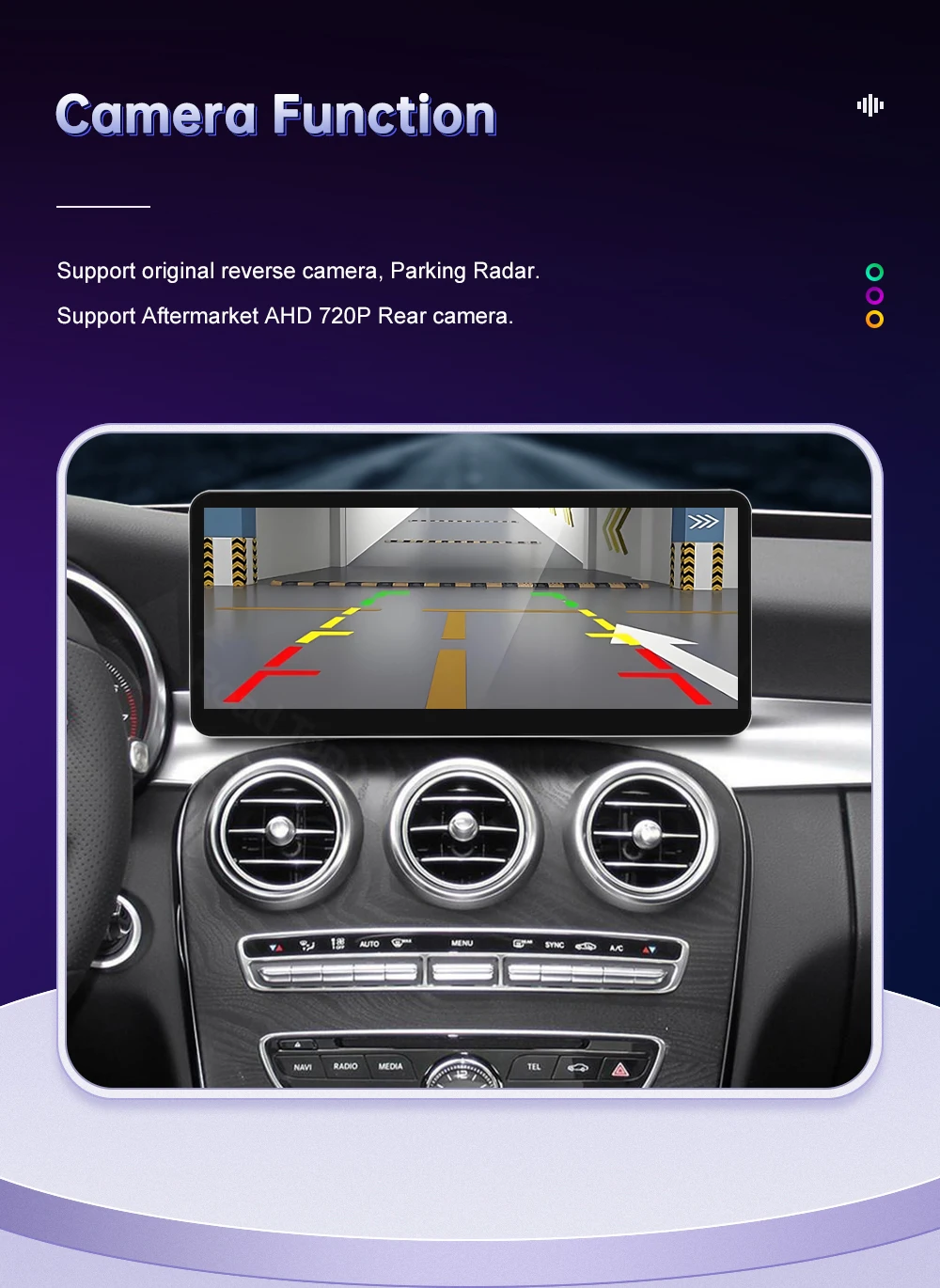 12,3-Zoll-Ultra-Thin-Linux-Bildschirm für Mercedes Benz W205 GLC A C V Klasse W447 CLA GLA 2015-2019 Android Auto Carplay Auto-Multimedia – Detail 17